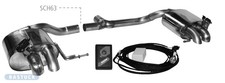 Bastuck Endschalldämpfer 2x Ausgang 63 mm - VW Arteon 3H TSI / VW Passat B8 TSI
