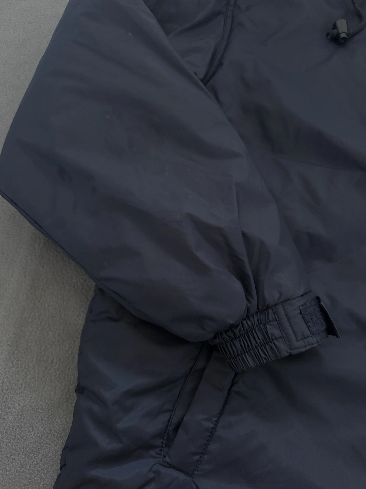 Tiger Collection Navy Blue Insulated Hooded Jacket Size L Nylons With Flaws image 5
