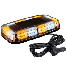 48 Led Roof Top Strobe Lights - High Visibility Emergency Warning Light Bar For