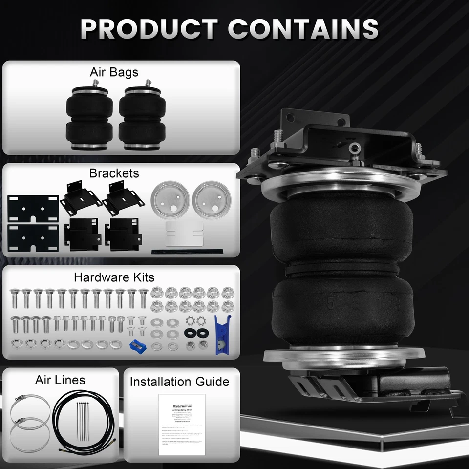 2 Pcs Air Spring Bag Suspension Kit For 2009-2023 Dodge Ram 1500 57365 - Image 4 of 4