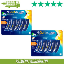 2x - NiQuitin Minis Mint 4mg Lozenges – (2 x 100 Pack) 100% ORIGINAL ⭐⭐⭐⭐⭐