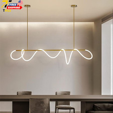 Modern LED Gold Chandelier Nordic Pendant Light for Dining & Living Rooms NEW