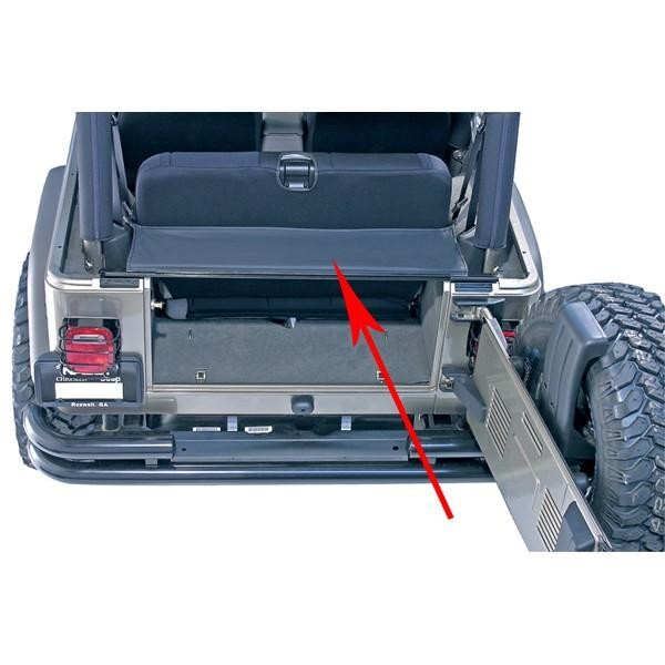 Barre de hayon Jeep Wrangler TJ LJ pour sécuriser vos sorties outdoor