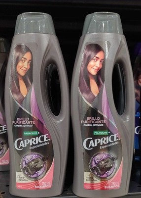 2X PALMOLIVE CAPRICE SHAMPOO  ( CARBON ACTIVADO HIDRA CAPSULAS ) 2 BOTTLES 750ml
