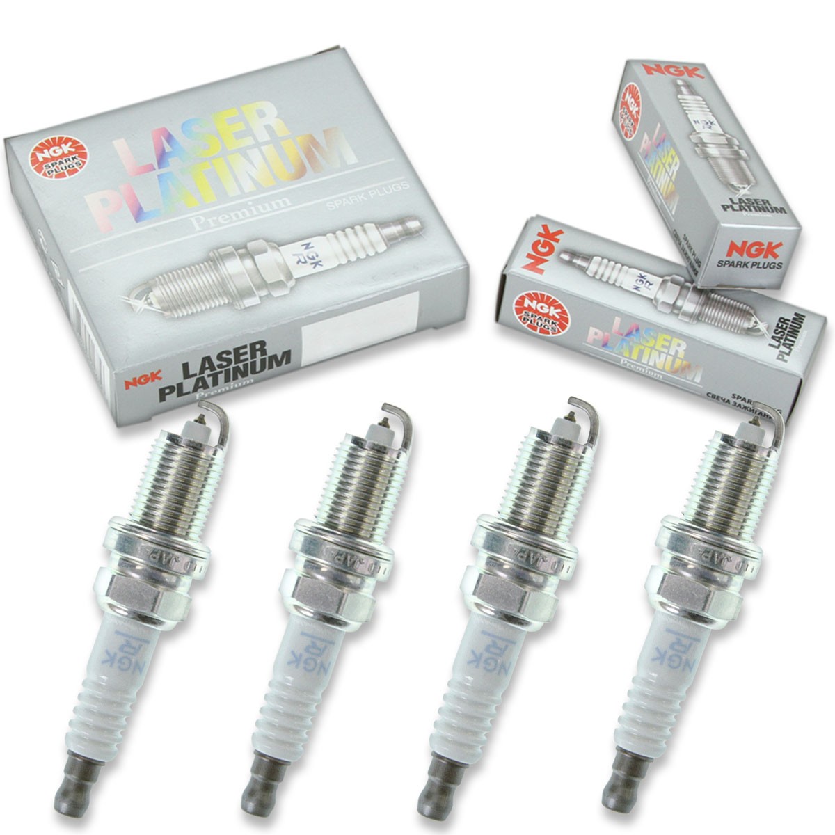 4pcs 2010 Ski-Doo Renegade 600 Backcountry NGK Laser Platinum Spark Plugs ha