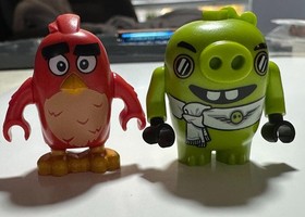 LEGO #75822 ANGRY BIRDS MINIFIGURE PILOT PILOT Pig ANG004 Lime Green 2016 BONUS