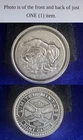 Native Indian Hunting Buffalo 500 Mint Club 2 Troy 999 Fine Silver Round