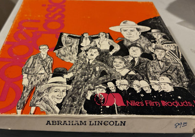 Regular 8mm SOUND Film ABRAHAM LINCOLN  (1930) Full Feature 400 ft x 4 Reels