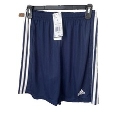 NWT Adidas Shorts Squad 21 Boys Size Large Blue