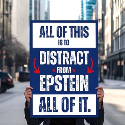 Epstein Files Protest Sign: Anti Trump Rally Poster | eBay