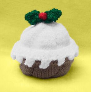 KNITTING PATTERN - Christmas Pudding chocolate orange cover/ 9 cms toy / trinket | eBay