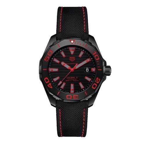 Tag Heuer WAF1112 Aquaracer Men's Wrist Watch *Pre-Owned* Free