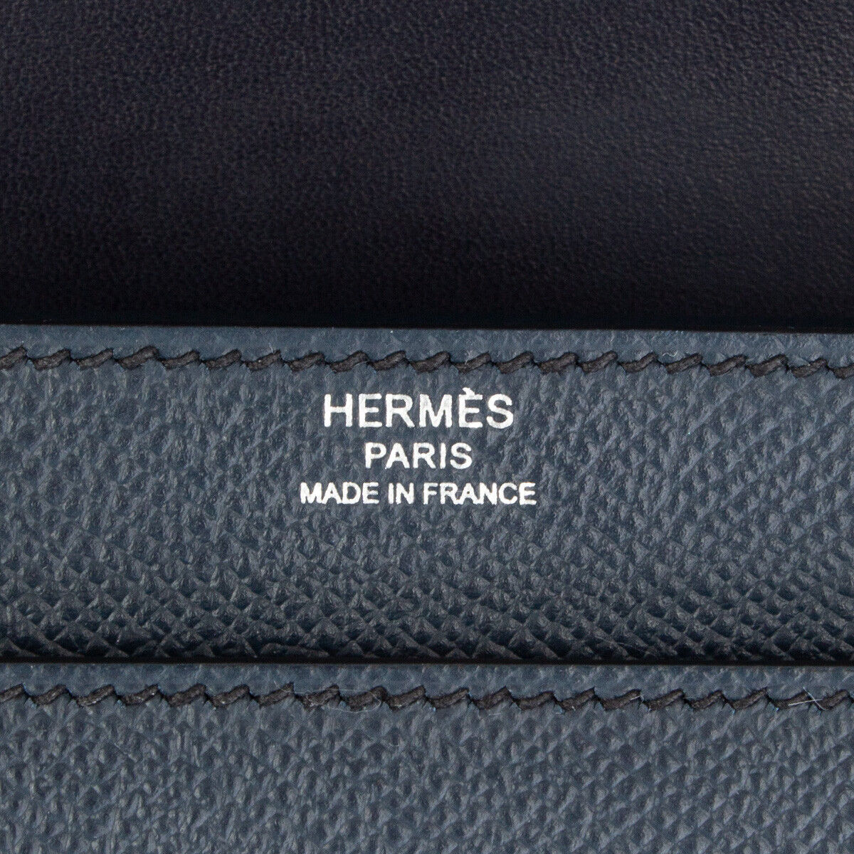 63585 auth HERMES Bleu Nuit Epsom VERROU 21 STRAP Shoulder 63585 auth HERMES Bleu Nuit Epsom VERROU 21 STRAP Shoulder