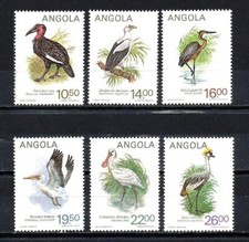 Animaux Oiseaux Angola 1984 (90) Yvert n° 689 A à 689 F neufs ** luxe MNH