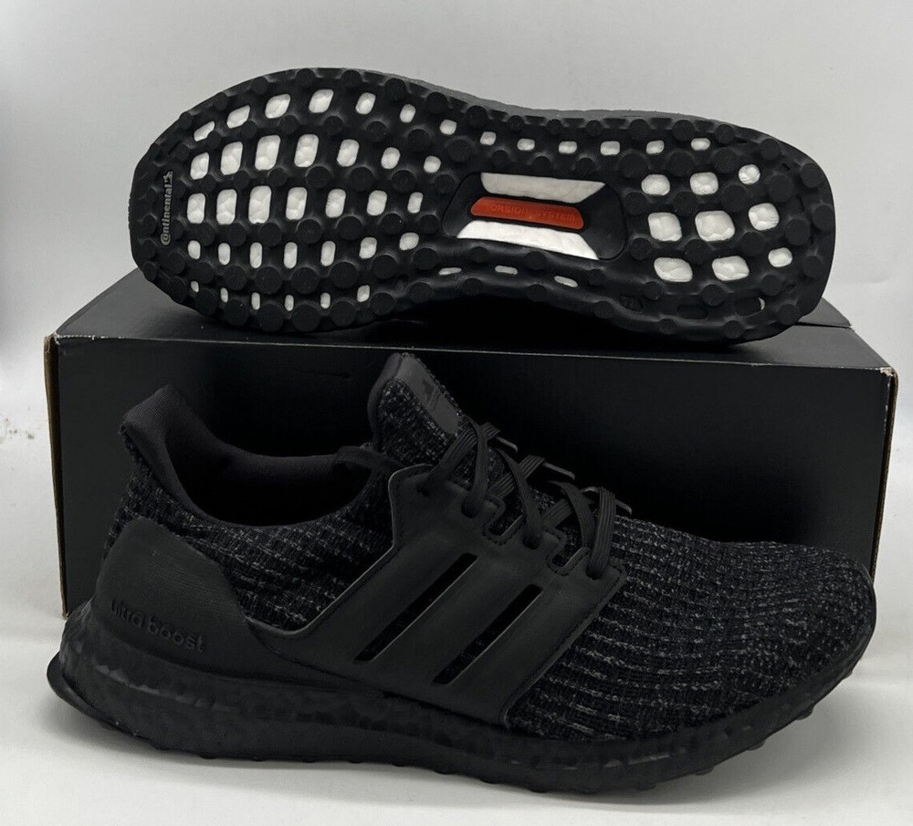 Adidas Ultraboost 4.0 Triple Black Running Shoes Boost F36641 Mens Size