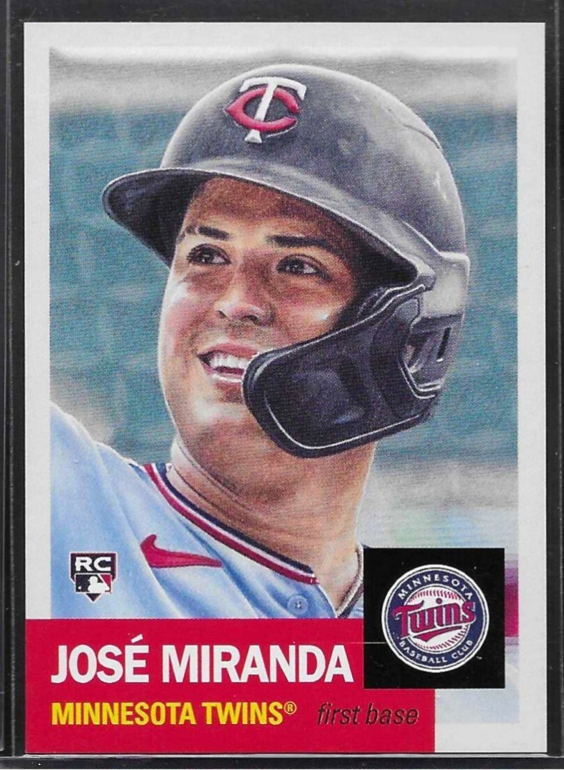 2022 TOPPS LIVING SET # 564 JOSE MIRANDA Rookie Minnesota Twins 1,737 Printed