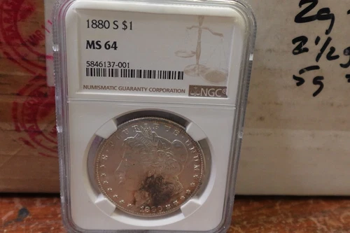 1880-S Morgan Dollar NGC MS64