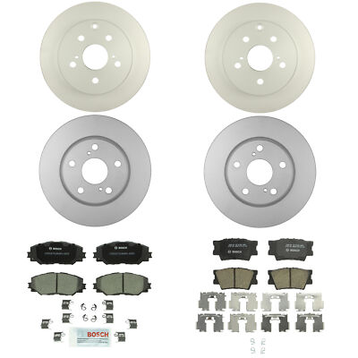 Bosch Front 275mm Rear 281mm Brake Kit Disc Rotors Ceramic Pads For Lexus Toyota