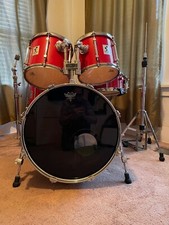 Sonor Force 2000 5-Piece Drum Set Vintage Germany Beautiful 12/13/16/14/22