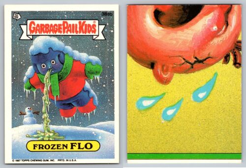 1987 Topps Mülleimer Kinder gefroren FLO Serie 10 GPK Vintage Karte 386b NM - Bild 1 von 1