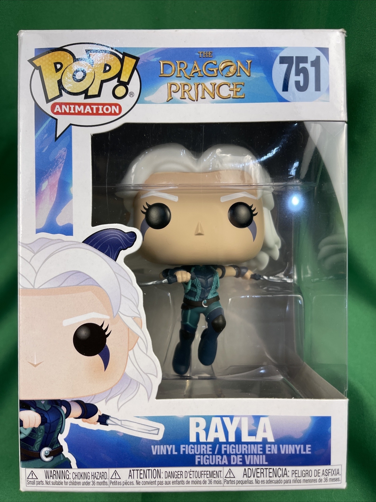 Funko Pop! Animation - The Dragon Prince Vinyl Figure - Rayla #751 - New In Box