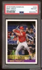 Mike Trout Card 2018 Panini Donruss #242 PSA 8