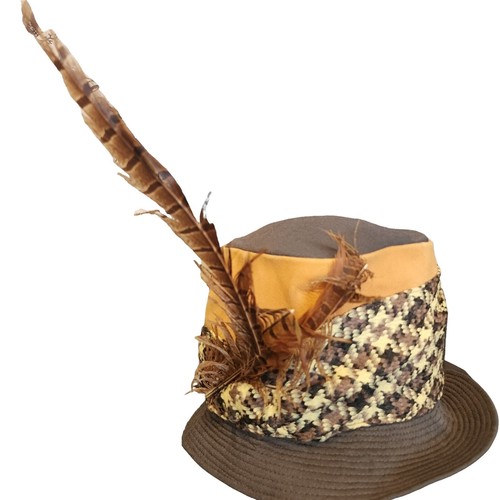 Vintage Don Anderson Peachfelt 100% Wool Taupe Ladies Hat  display picture 1