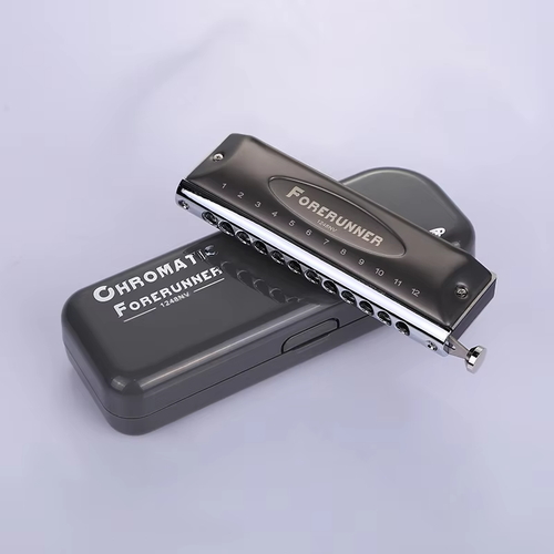 EASTTOP Forerunner T1248NV Chromatic Harmonica Key C 12Hole 48Tone Mouth Organ - Picture 2 of 13