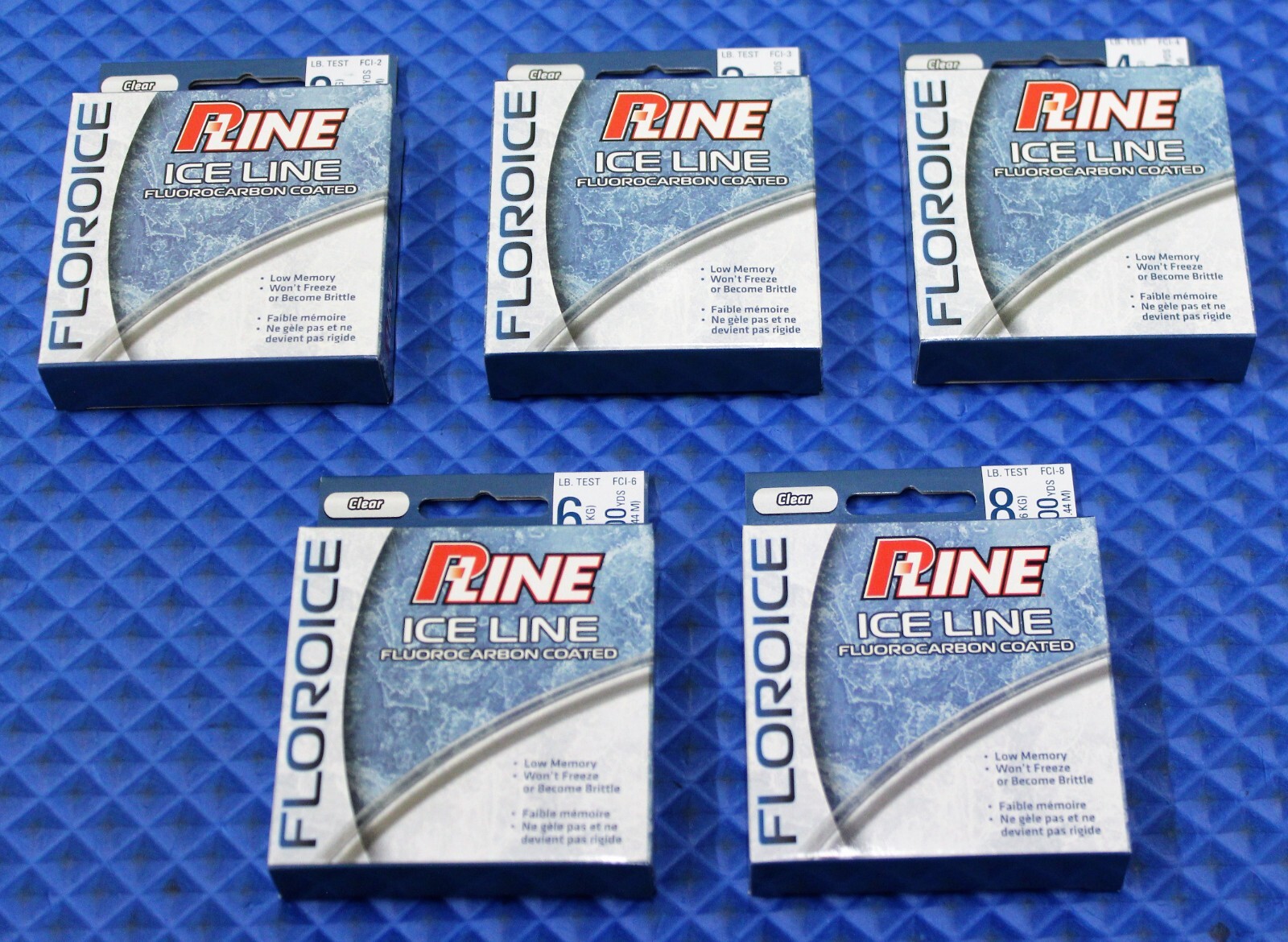 PLine Floroice Fluorocarbon Coated Fishing Line 100 yds FCI CHOOSE
