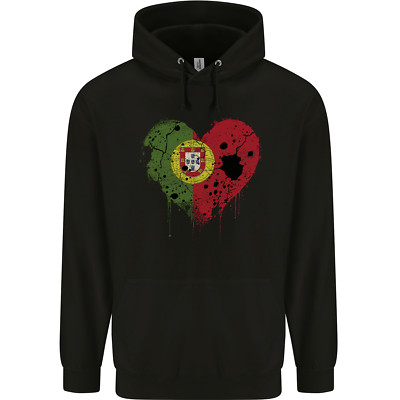Liebe Portugal Flagge Portugiesischer Tag Fußball Kinder Kids Hoodie