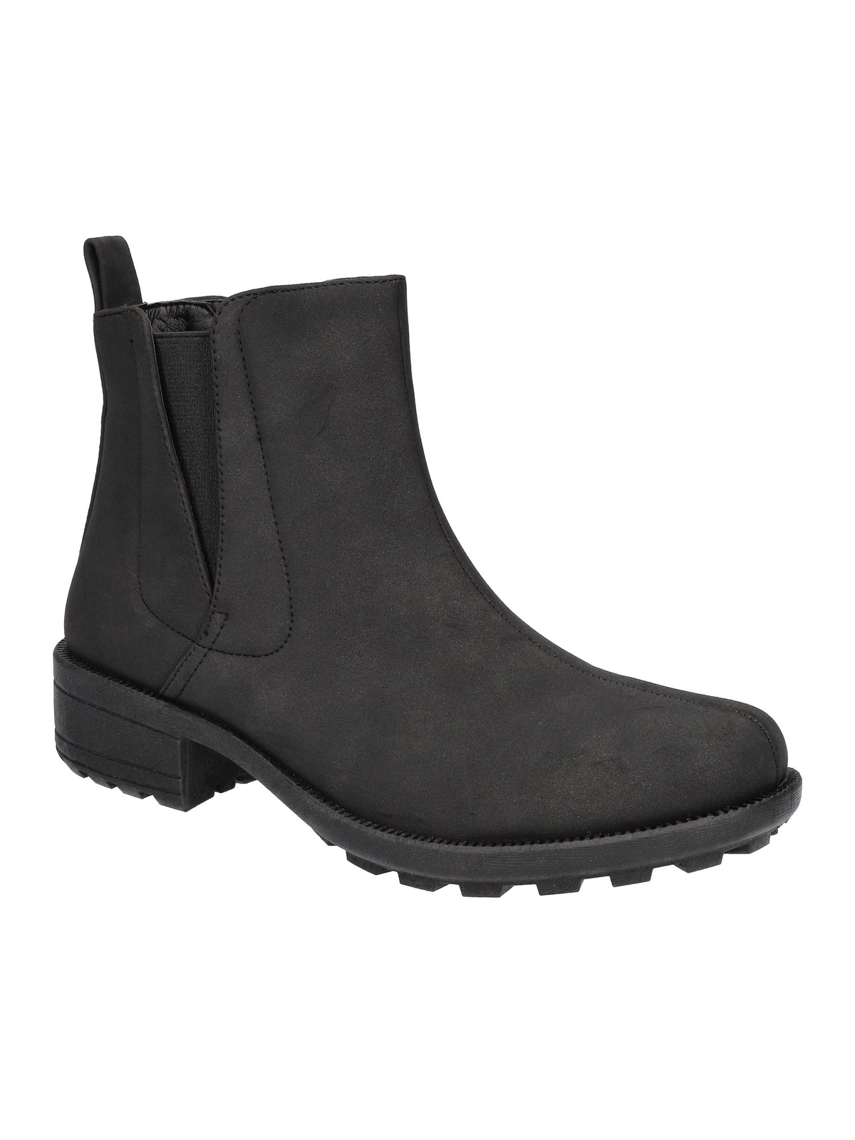 EASY WORKS BY EASY STREET Женские черные туфли на блочном каблуке Koko с застежкой сзади Chelsea 8 W 6490₽