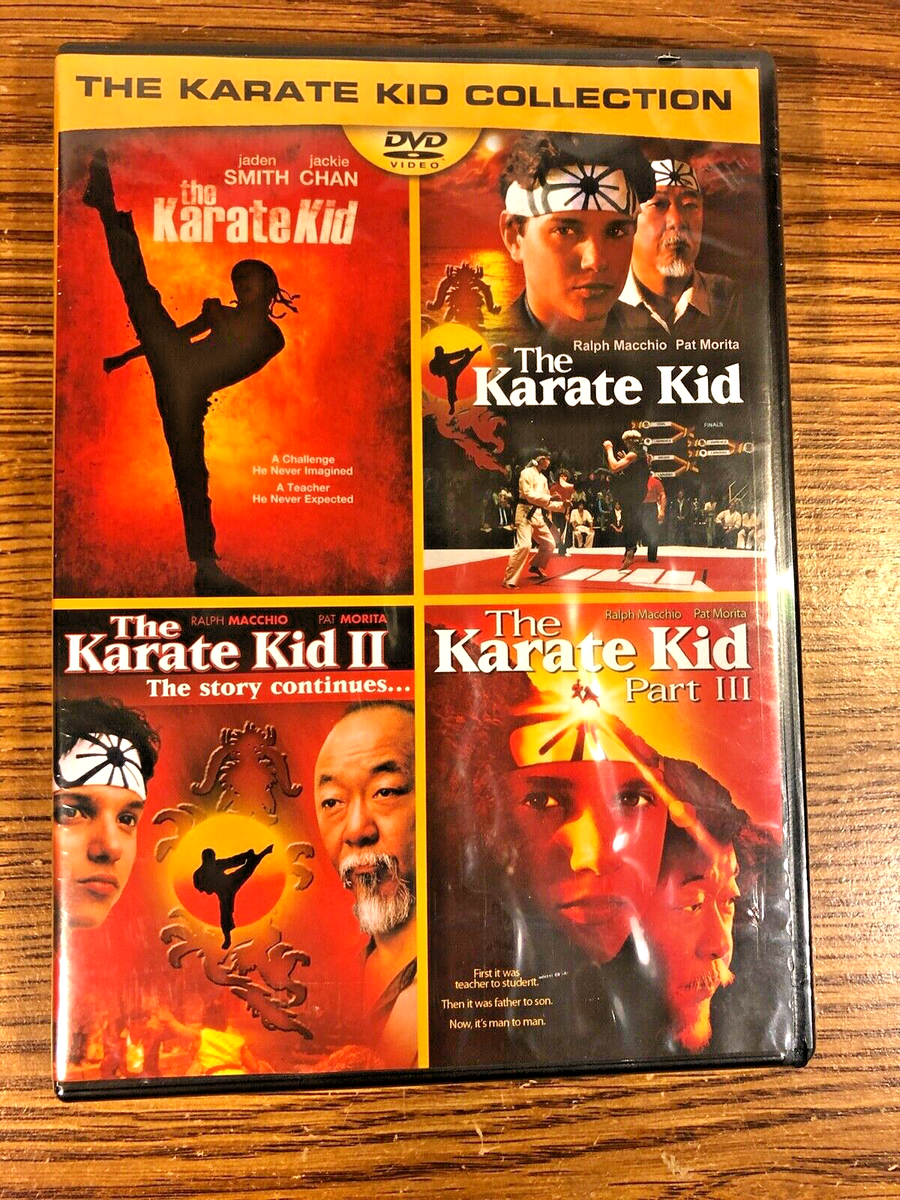 The Karate Kid Collection DVD 1 2 3 4 Movie Set II III Kids Family