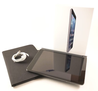 Apple iPad Mini 2 32GB, Wi-Fi+Cellular (Verizon) Space Gray w/Smart Cover Bundle