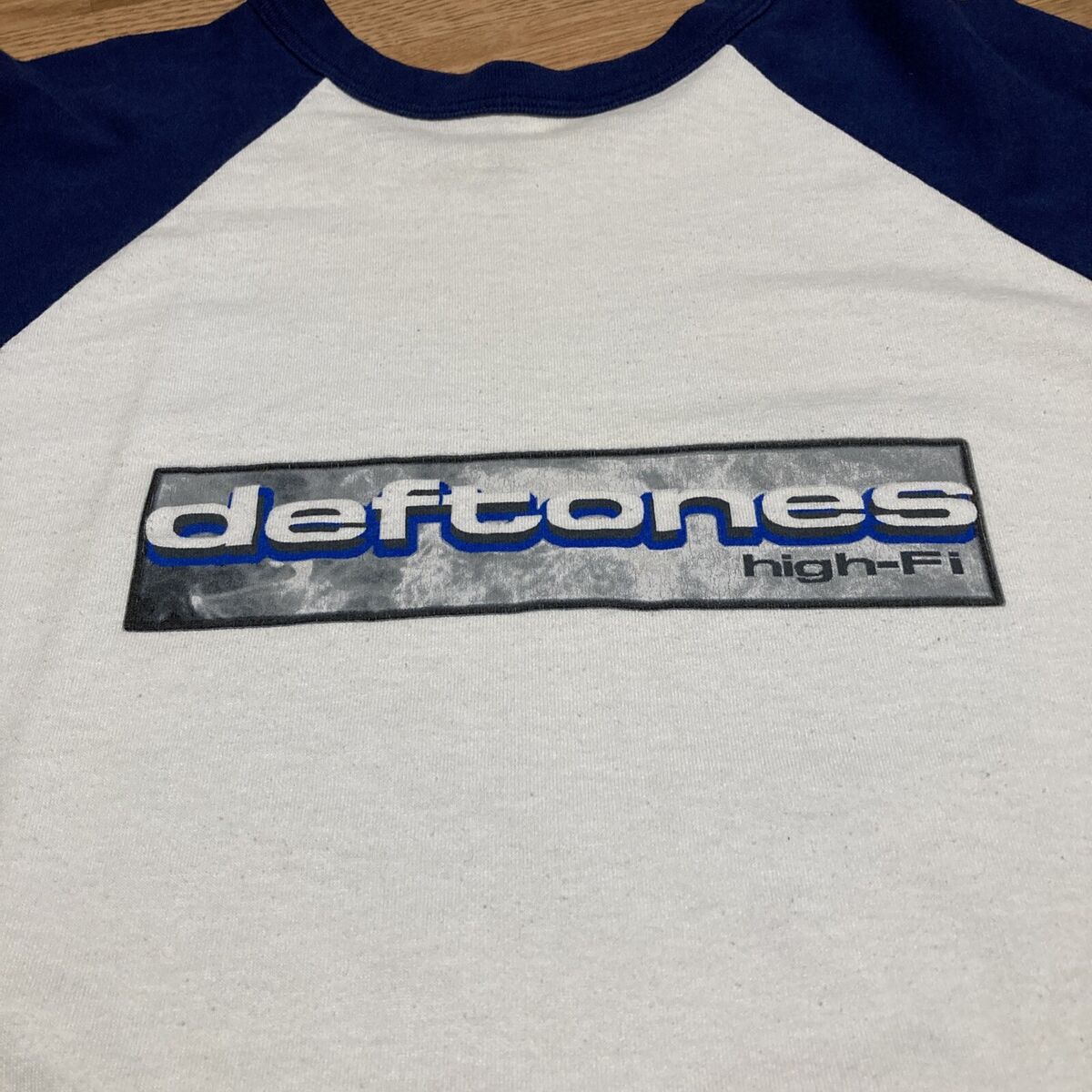 Very Rare Deftones 80s 90s Baseball T Shirt Vintage VTG 3/4 Very Rare Deftones 80s 90s Baseball T Shirt Vintage VTG 3/4