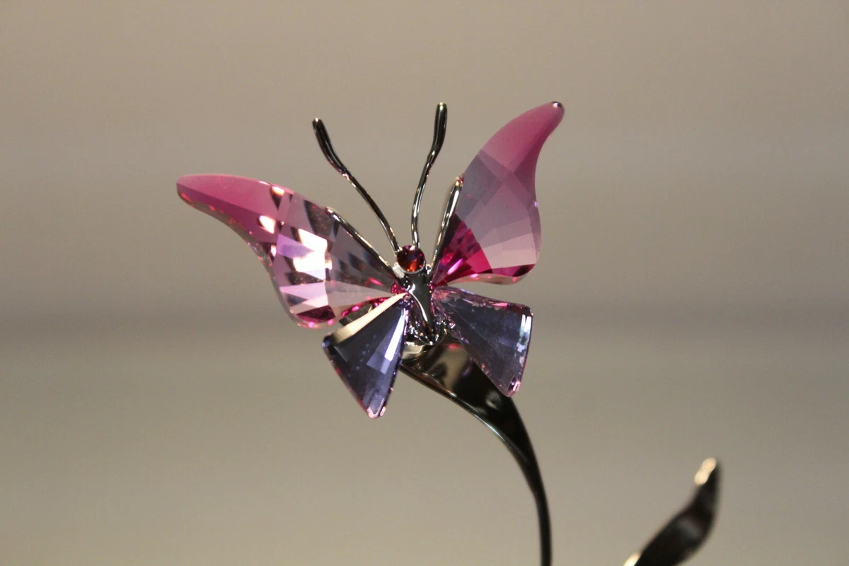 SWAROVSKI CRYSTAL PARADISE BUTTERFLY AMARA FUCHSIA RAIN # 861937