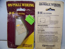  Wiremold 90 B16 Extra-Duty On-Wall Wiring 500 / 700 WIREMOLD 90 Degree Ivory 