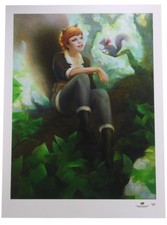 Upper Deck The Unbeatable Squirrel Girl Authenticated Giclee Print Marvel Comics
