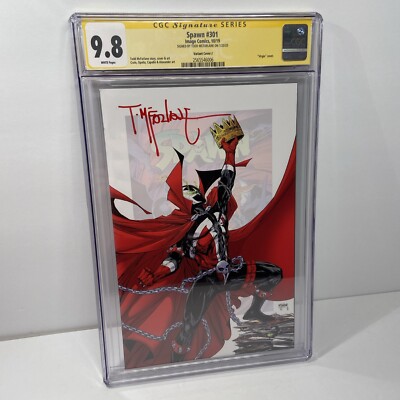 SPAWN 301 CGC 9.8 SS NM/MT Todd McFarlane Signed Image