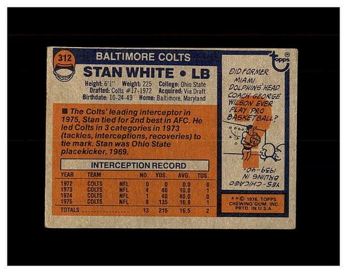1976 TOPPS FOOTBALL #276-527 YOU PICK SEE PHOTOS OF EVERY CARD STARS NEW LISTING - Picture 69 of 473