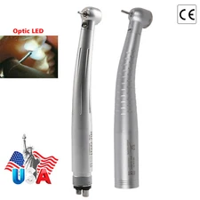 KaV Style Dental LED E-generator / Fiber Optic High Speed Handpiece Push Button