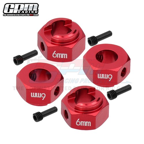 GPM Alloy Hex Adapters 6mm Thick For AXIAL 1/10 RBX10 Ryft Rock Bouncer AXI03005 - Picture 6 of 17