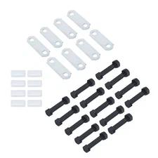 Labwork For Double Eye Spring 2* Trailer Tandem Axle Shackle Kit 3-1/8"