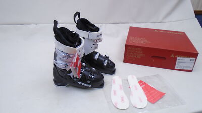 ATOMIC HAWK ULTRA 85 WOMENS SKI BOOTS AE502476024X BLACK / WHITE 24/ 24.5