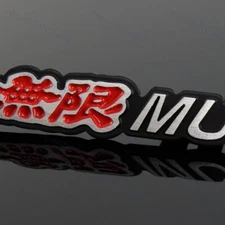 Car Trunk 3D Spoiler Emblem Badge Sticker Decal 7" For HONDA CIVIC ACURA Mugen