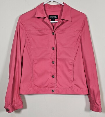 Jones New York Signature Corduroy Coral Pink Women's Jacket Small