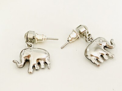 Charity Elephant Stud Earrings 100% Goes to Pawprints2Freedom Dog Rescue Charity