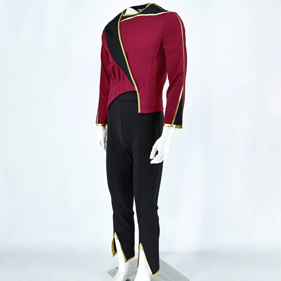 The Next Generation Admiral Gregory Quinn Uniforms Shirt Pants Starfleet Costume - Image 3 of 4