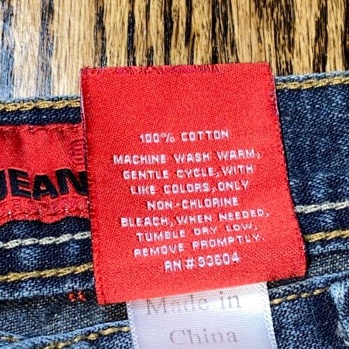 Vintage JNCO Embroidered Crown Royal Jeans 34x27 Baggy Wide Rave Skater 90s Y2K - Bild 9 von 17
