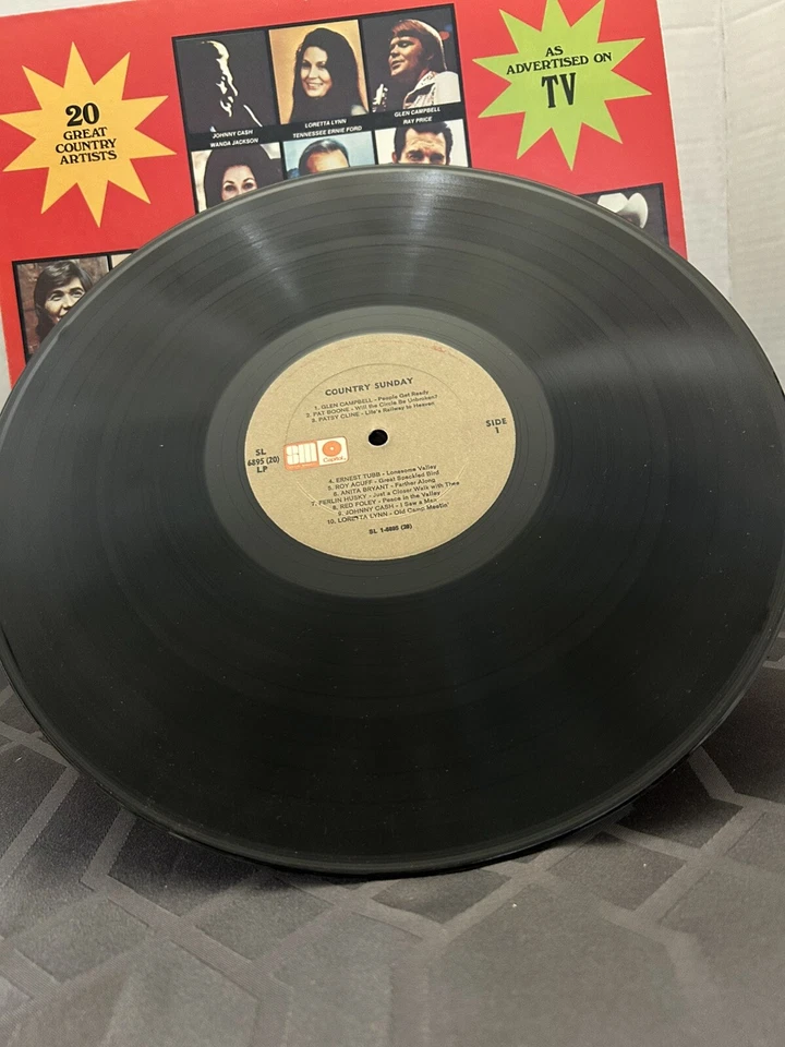 Country Sunday LP 1973 Capitol Special Markets SL-6895 Vinyl Record - Image 3 of 4