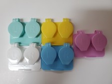 Contact Lens 4 Cases Flat Soft Packs Choose Colors Made in USA